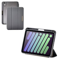 エレコム iPad mini ケース 8.3インチ ( A17 Pro ) 2アングル チャコールグレー