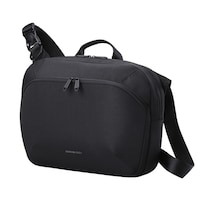 エレコム メッセンジャーバッグ ショルダーバッグ 14インチPC対応 撥水 衝撃吸収 黒