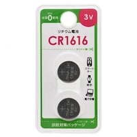 オーム電機 リチウム電池 CR1616