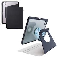 エレコム iPad Air ケース 11インチ マグネット着脱フラップ 360度回転 ブラック