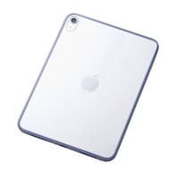 エレコム iPad ケース 11インチ ( A16 ) 耐衝撃 背面クリア ブルーグレー