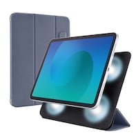 エレコム iPad ケース 11インチ ( A16 ) マグネット着脱フラップ ブルーグレー TBA25RWVPF2BG