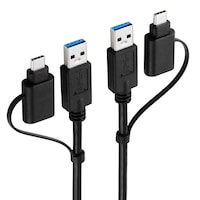 エレコム データ移行ケーブル USBリンクケーブル 1.5m USB3.0/5Gbps Windows・Mac対応 ブラック