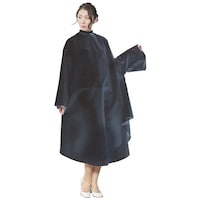 ワコウ 袖付きヘアダイクロス ブラック