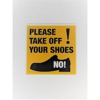 ニューウェイジャパン サインプレート 土足厳禁