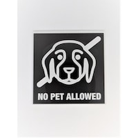 ニューウェイジャパン サインプレート ペットNG ブラック