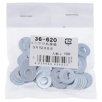 OHSATO ユニクロ丸座金 5X12X0.8 100P