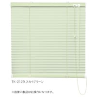 アルミブラインド 標準 遮熱 Sグリーン 操作位置:右 幅15−40×高さ15−40cm