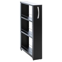 田窪工業所 トールワゴンロー150 ブラック NWL150K【メーカー直送/軒先渡し】