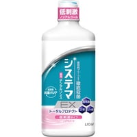 ライオン システマEX デンタルリンス マウスウォッシュ ノンアルコール 450mL 殺菌 歯周病予防 洗口液 ライオン 269021 1個