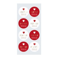 包む シール ルミナスハート 8P×10