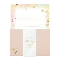 包む レター グラデーションフラワー×10