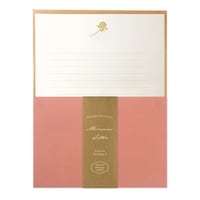 包む レターセット ばらの花×10