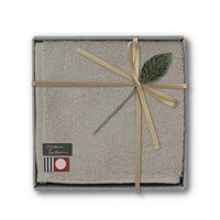 包む 今治タオル ハンカチ グレージュ×3