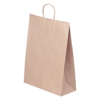 ヤマニパッケージ 手提 紙袋 YOH33 手提袋茶無地4号 1ケース(200枚入)