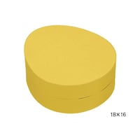 柳井紙工 ギフトケース86571エッグ18×16イエロー 1ケース(1個入/袋×30袋 (合計30個))