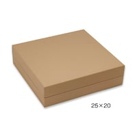 柳井紙工 ギフトケース85183 エル26X25セピア 1ケース(1個入/袋×20袋 (合計20個))