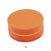 柳井紙工 ギフトBOX貼箱85121セルクル13橙 1ケース(1個入/袋×100袋 (合計100個))