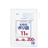 ニッコー ポリ袋 ひも付きポリ袋11号 1ケース(200枚/袋×50袋)