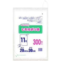 ニッコー ポリ袋 ひも付きポリ袋11号 1ケース(300枚/袋×40袋)