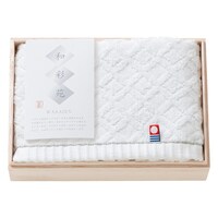 プレーリードッグ 和彩苑 フェイスタオル(国産木箱入)×5