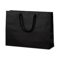 ササガワ 手提げ袋 マットブラック 450×120×330 10枚入