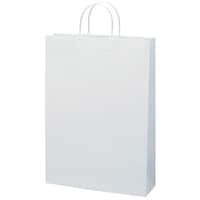 ササガワ 手提げ袋 グロス ホワイト 383681 10枚入×5