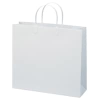 ササガワ 手提げ袋 グロス ホワイト 383671 10枚入×5