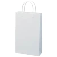 ササガワ 手提げ袋 グロス ホワイト 383651 10枚入×5