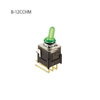 NKKスイッチズ 全面照光トグルスイッチ(Bシリーズ) B12CCHM B12CCHM 1個
