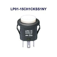 NKKスイッチズ 丸形照光式押しボタンスイッチ(LP01シリーズ) LP0115CH1CKSS1NY LP0115CH1CKSS1NY 1個