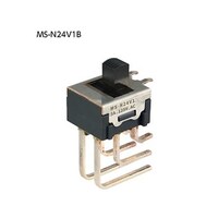 NKKスイッチズ 非照光式スライドスイッチ 特殊回路(Mシリーズ)小つまみタイプ MSN24V1B MSN24V1B 1個