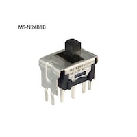 NKKスイッチズ 非照光式スライドスイッチ 特殊回路(Mシリーズ)小つまみタイプ MSN24B1B MSN24B1B 1個