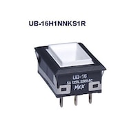 NKKスイッチズ 長角形照光式押しボタンスイッチ(UBシリーズ) UB16H1NNKS1R UB16H1NNKS1R 1個