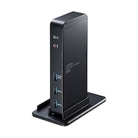 サンワサプライ タブレットスタンド付きUSB3.0ドッキングステーション USBCVDK3