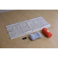 山善 防災士監修 防災寝袋5点セット 寝袋・アルミシート・ポンプ付きエア枕・アイマスク・耳栓のセット YBN5G