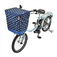 川住製作所 2段式前カゴカバーNVマーガレット柄 KNM5