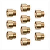 カクダイ 厚口給水ソケット15ミリ 10個 GAJE077