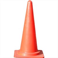 トーグ安全工業 廉価版 エコノミーコーン赤無地 GEU70R