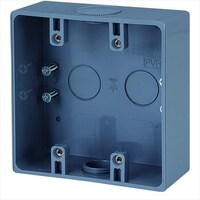未来工業 露出スイッチBOX ブランク PVRBKW PVRBKW