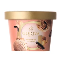 ゴディバ 【冷凍】ゴディバジャパン ミルクチョコレート ヘーゼルナッツ 90ml×12個