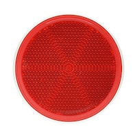 大東プレス工業 AO18S リフレクター 赤 丸 レンンズ径 76mm 2個