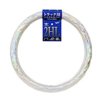 錦産業 SL7853 トラックハンドルカバー スパークルレザーキルト 2HL パール