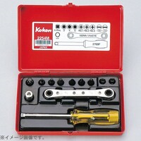 コーケン 2254M 1/4インチ(6.35mm) ソケットセット 12pc