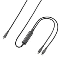 サンワサプライ USB2.0TypeCケーブル(2台同時充電+通信・PD100W)