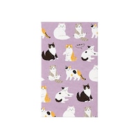 マルアイ どうぶつ ぽち袋 ネコパープル 1セット(3枚×10)