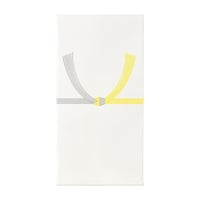 マルアイ コットン仏万円袋黄水引 字無 1セット(5枚×10)