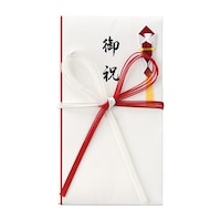 マルアイ コットン祝金封赤白5本花結び御祝 1セット(10枚入)