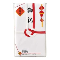 マルアイ 祝金封 赤白7本斜折 御祝3枚パック 1セット(33枚入)