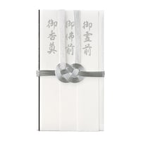 マルアイ コットン仏金封総銀10本短冊5枚入 1セット(10枚入)